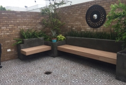 Yellow Monterrey y NewTechWood bancas 2